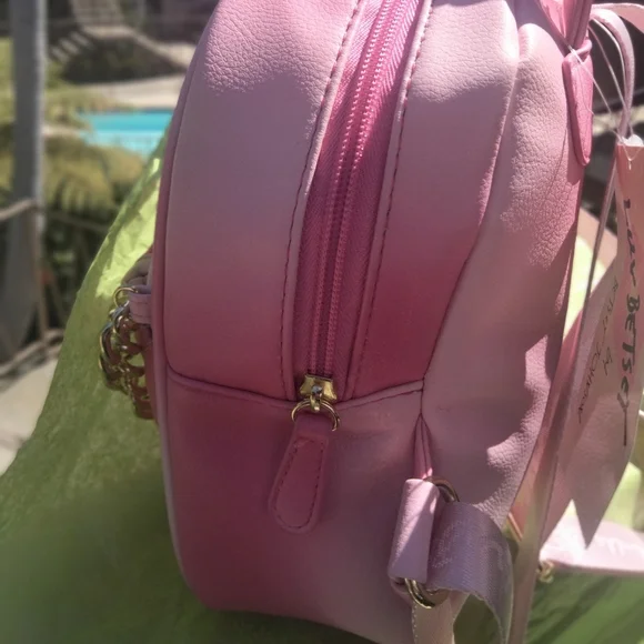 Luv Betsey by Betsey Johnson backpack in ombre pink. - Picture 8 of 16